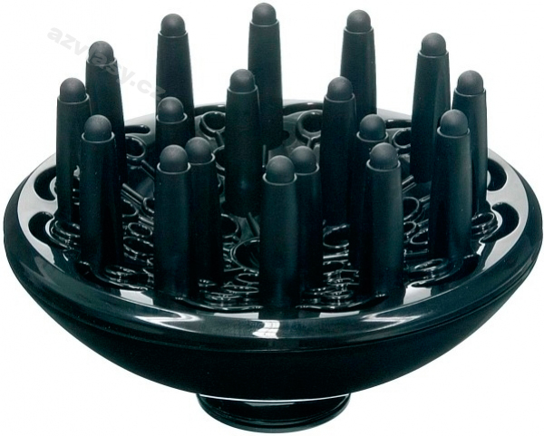 Model z zaobljenimi prsti na koncih, ki imajo podporo v obliki blazinic, omogoča, da se lasje nežno suši na celotni dolžini