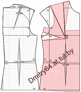 Блузка прилеглого силуету з передньою частиною болеро прітаченной до блузці по плечовому і боковому зрізах, а також зрізу паростка