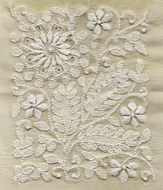 Chikankari - це мистецтво вишивки з білої пряжі, розкрученої за допомогою голки на тонкої тканини