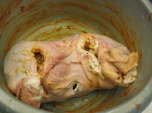 Polnjeni svinjski želodec: recept z ajdo in gobami